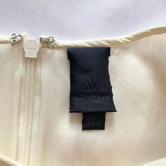 VERA WANG COLLECTION 100% SILK ORGANZA A-LINE DRESS - 2 - Picture 7 of 10